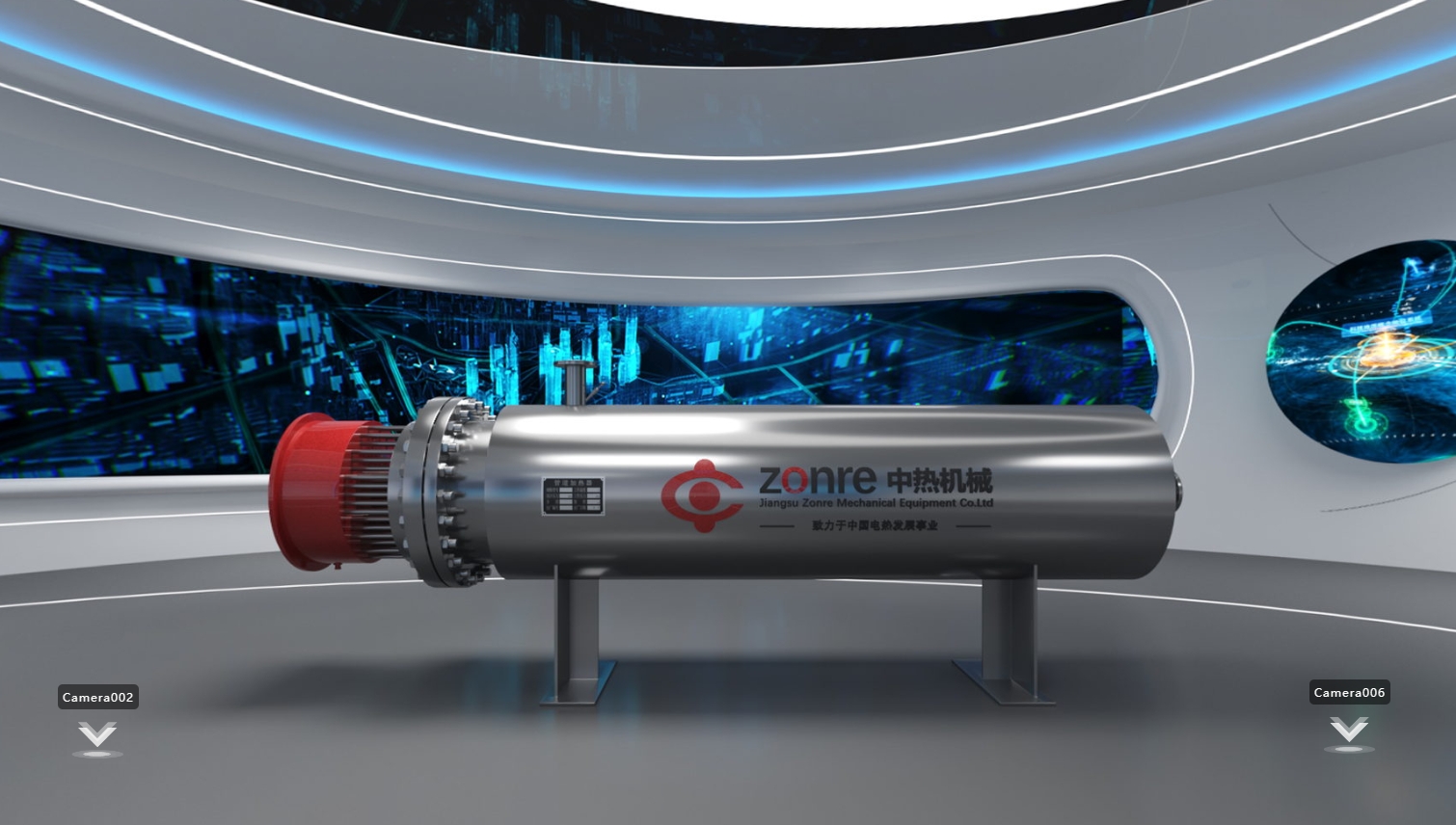 不锈钢管道加热器展厅